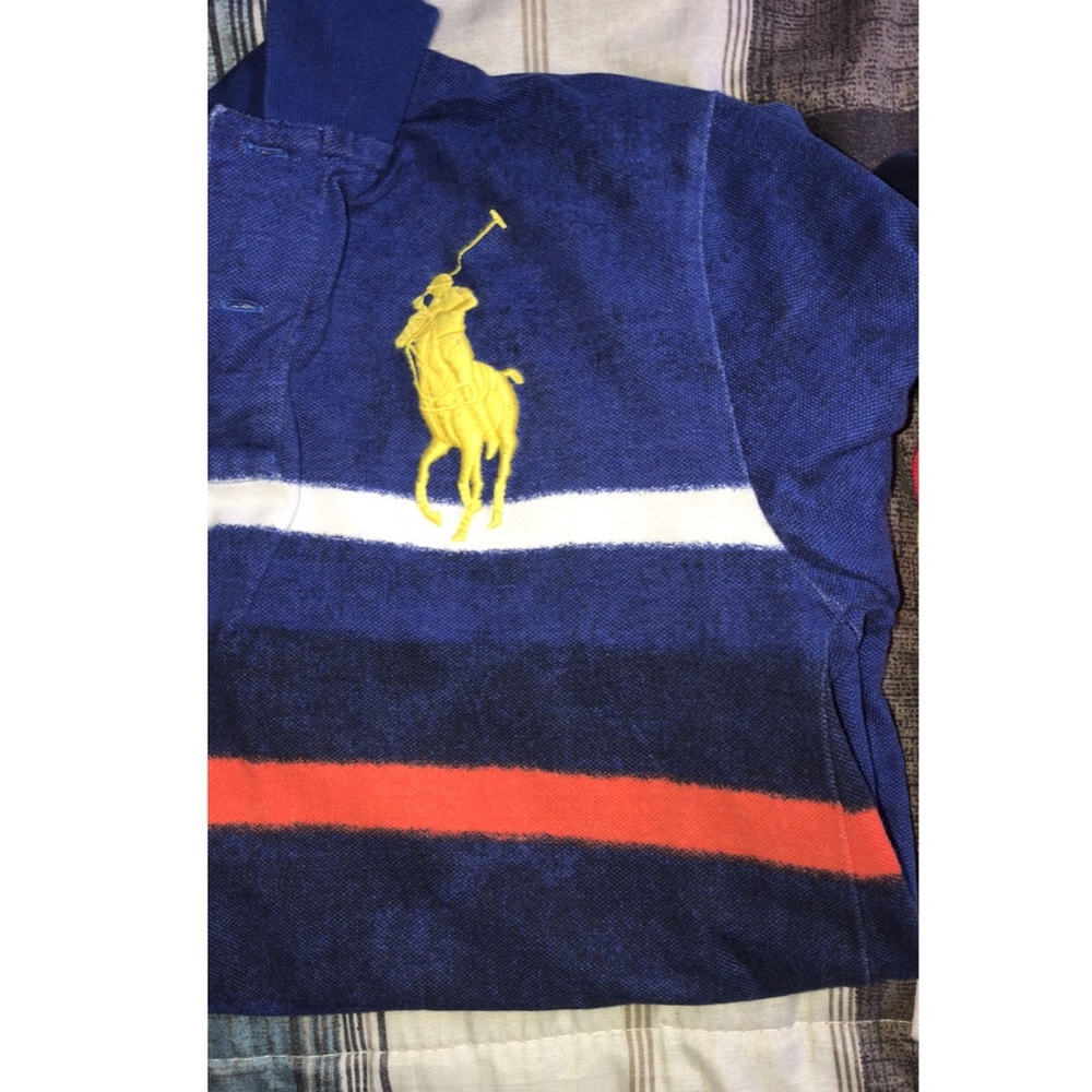 Boys 5Pcs Ralph Lauren Polo Shirts Size : M 10-12